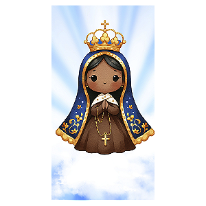 Capa Mini Faixa Lateral Sublimado - Nossa Senhora
