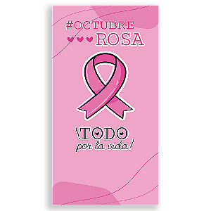 Capa Mini Faixa Lateral Sublimado - Octubre Rosa ES