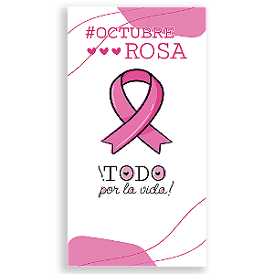Capa Mini Faixa Lateral Sublimado - Octubre Rosa ES