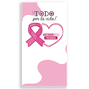 Capa Mini Faixa Lateral Sublimado - Octubre Rosa ES