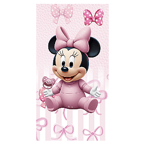 Capa Mini Faixa Lateral Sublimado - Minnie