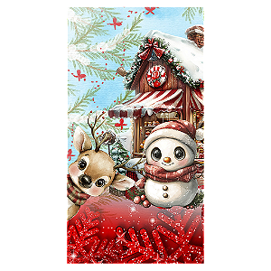 Capa Mini Faixa Lateral Sublimado - Natal