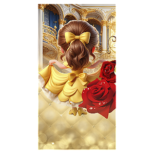 Capa Mini Faixa Lateral Sublimado - Princesa Bela