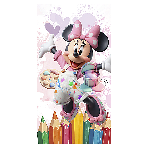 Capa Mini Faixa Lateral Sublimado - Minnie