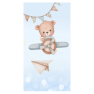 Capa Mini Faixa Lateral Sublimado - Urso