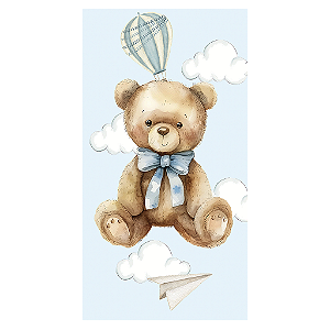 Capa Mini Faixa Lateral Sublimado - Urso
