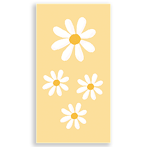 Capa Mini Faixa Lateral Sublimado - Flor Margarida