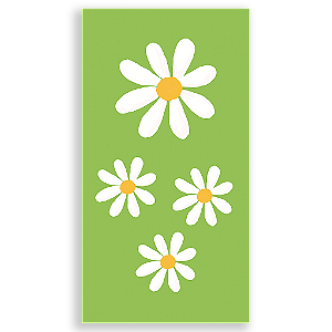 Capa Mini Faixa Lateral Sublimado - Flor Margarida