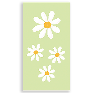 Capa Mini Faixa Lateral Sublimado - Flor Margarida