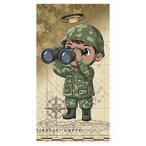 Capa Mini Faixa Lateral Sublimado - Exército