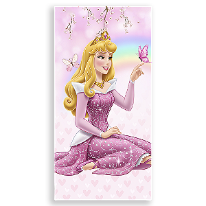Capa Mini Faixa Lateral Sublimado - Princesa Aurora