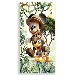 Capa Mini Faixa Lateral Sublimado - Safari Mickey