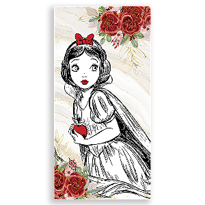 Capa Mini Faixa Lateral Sublimado - Branca De Neve