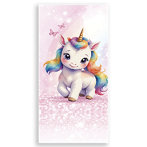 Capa Mini Faixa Lateral Sublimado - Unicornio
