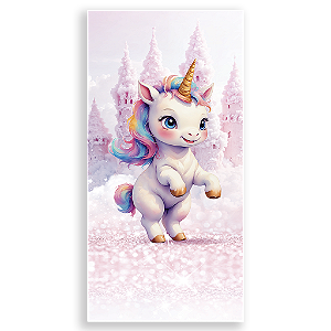 Capa Mini Faixa Lateral Sublimado - Unicornio