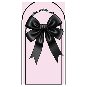 Capa Mini Faixa Lateral Sublimado - Laço Rosa