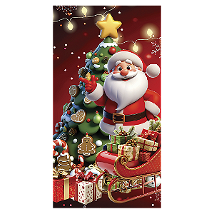 Capa Mini Faixa Lateral Sublimado - Natal