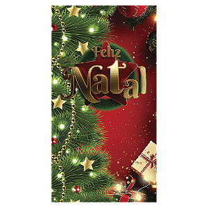 Capa Mini Faixa Lateral Sublimado - Natal