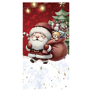 Capa Mini Faixa Lateral Sublimado - Natal