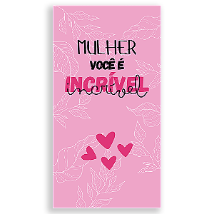 Capa Mini Faixa Lateral Sublimado - Dia da Mulher