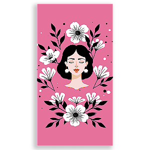 Capa Mini Faixa Lateral Sublimado - Dia da Mulher