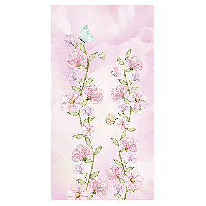 Capa Mini Faixa Lateral Sublimado - Floral