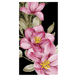 Capa Mini Faixa Lateral Sublimado - Floral