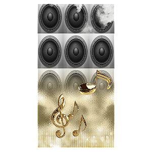Capa Mini Faixa Lateral Sublimado - Baile Funk