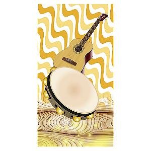 Capa Mini Faixa Lateral Sublimado - Samba