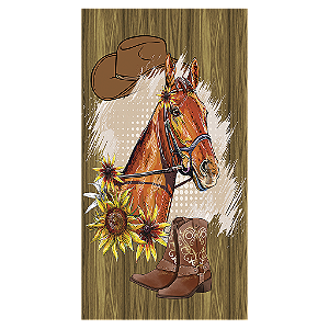 Capa Mini Faixa Lateral Sublimado - Cavalo