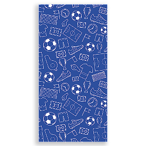 Capa Mini Faixa Lateral Sublimado - Fundo Futebol