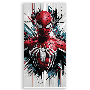 Capa Mini Faixa Lateral Sublimado - Herois Homem Aranha