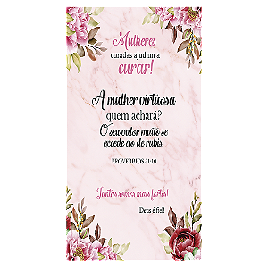 Capa Mini Faixa Lateral Sublimado - Dia Da Mulher