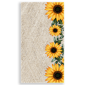 Capa Mini Faixa Lateral Sublimado - Girassol Floral