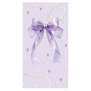 Capa Mini Faixa Lateral Sublimado - Laços Lilas