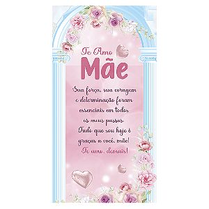 Capa Mini Faixa Lateral Sublimado - Dia das Mães