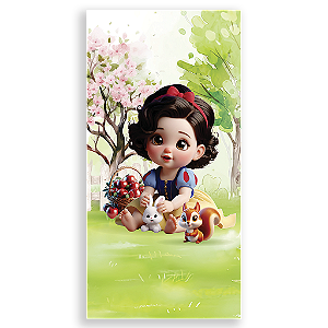 Capa Mini Faixa Lateral Sublimado - Branca de Neve