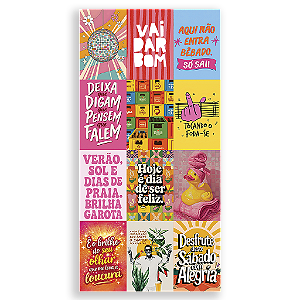 Capa Mini Faixa Lateral Sublimado - Posters