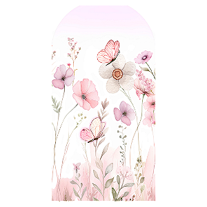 Capa Mini Faixa Lateral Sublimado - Floral Jardim