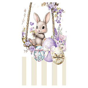 Capa Mini Faixa Lateral Sublimado - Pascoa