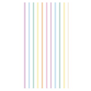 Capa Mini Faixa Lateral Sublimado - Cores Colorido Arco Iris Listras