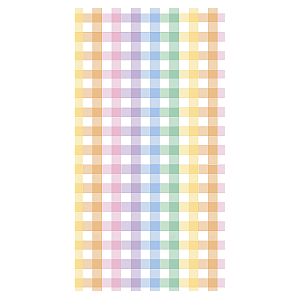 Capa Mini Faixa Lateral Sublimado - Cores Colorido Arco Iris Xadrez