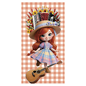 Capa Mini Faixa Lateral Sublimado - Festa Junina