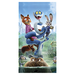 Capa Mini Faixa Lateral Sublimado - Zootopia