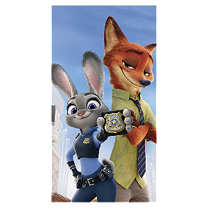 Capa Mini Faixa Lateral Sublimado - Zootopia