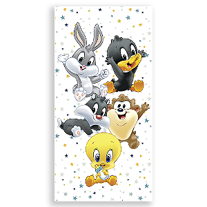 Capa Mini Faixa Lateral Sublimado - Looney Tunes