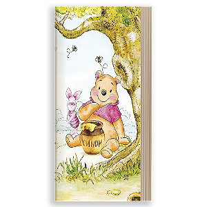 Capa Mini Faixa Lateral Sublimado - Ursinho Pooh
