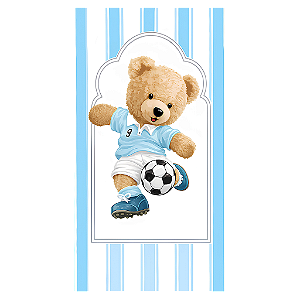 Capa Mini Faixa Lateral Sublimado - Ursinho Baby Futebol