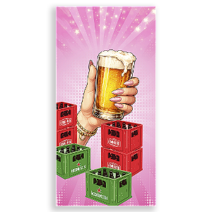 Capa Mini Faixa Lateral Sublimado - Copo De Mocinha Cerveja