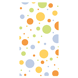 Capa Mini Faixa Lateral Sublimado - Bolinhas